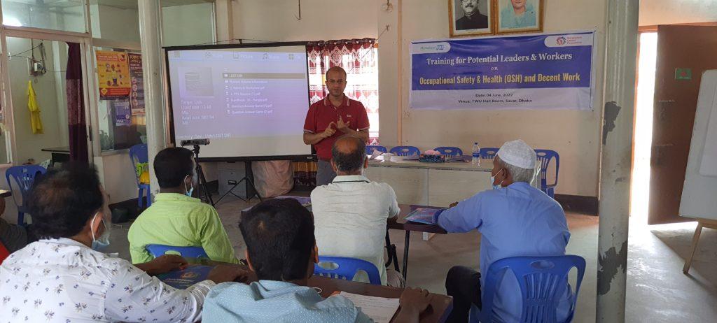 Training for Tannery Workers and Potential Leaders on Occupational Safety & Health and Decent work