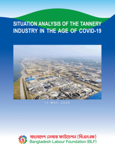 Situation analysis of the tannery industry in the age of Covid-19