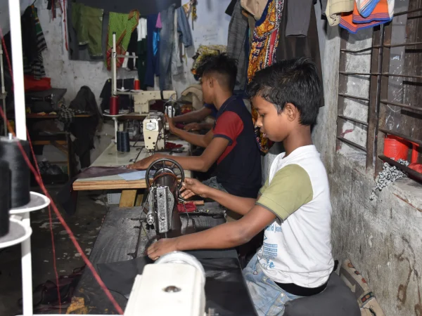 Improving labour standards by eliminating child labour which leads Local RMG Industries to get recognition for a decent and violence free work environment