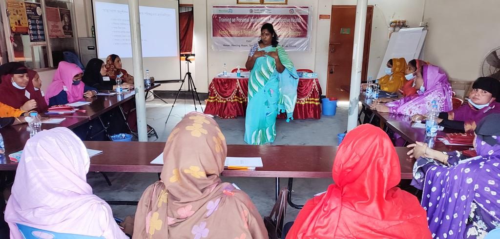 Training on Personal Hygiene and Reproductive Health for Female Leaders & Potential Leaders of the Tannery Industry